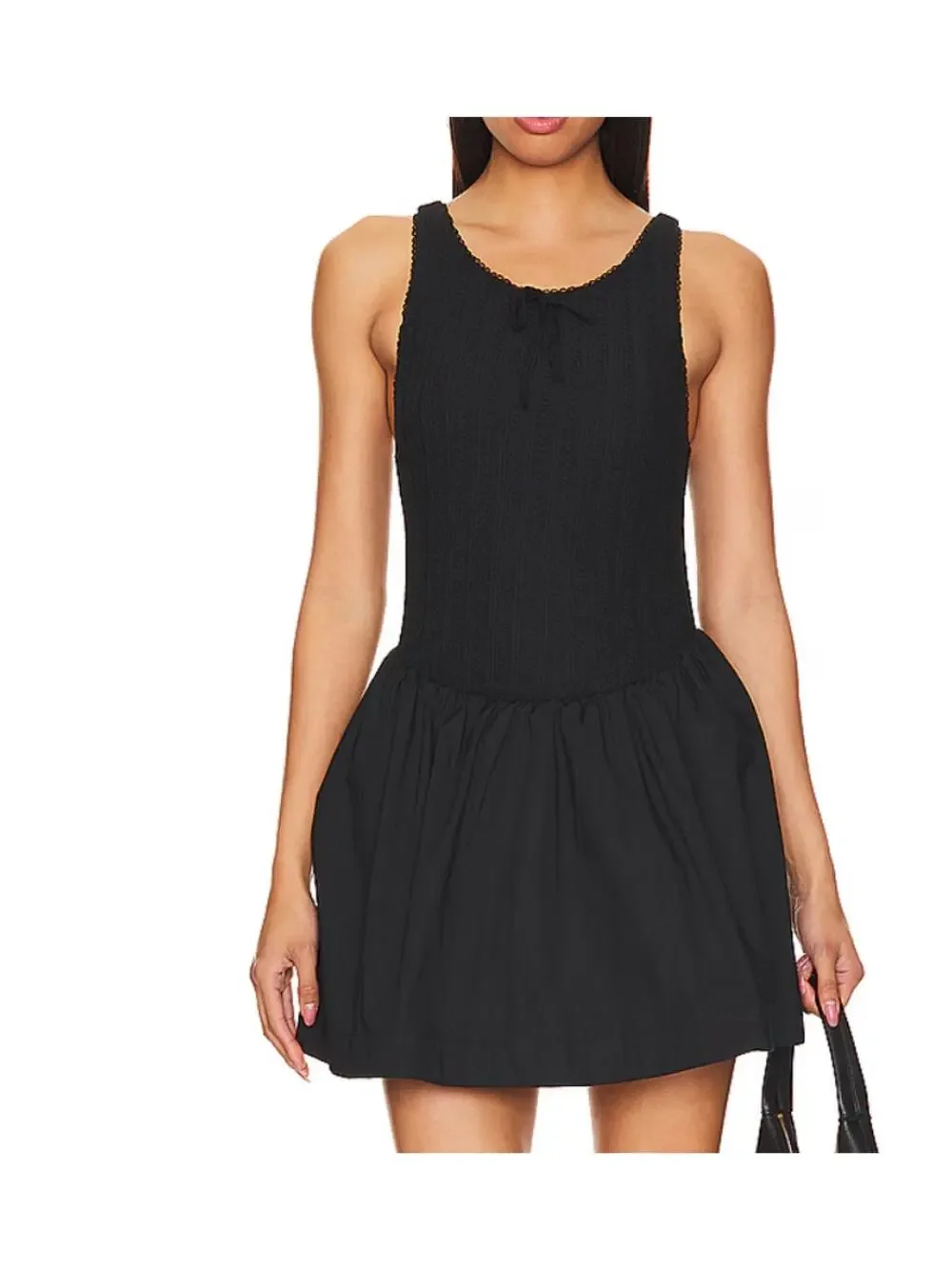 for love and lemons billie pointelle mini dress Billie Pointelle Mini Dress by For Love & Lemons